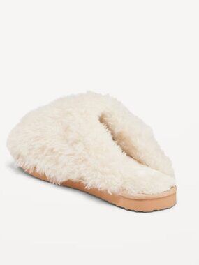 NWT faux-fur Slide Slippers